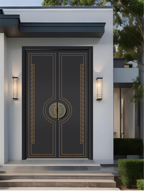 Double entrance door