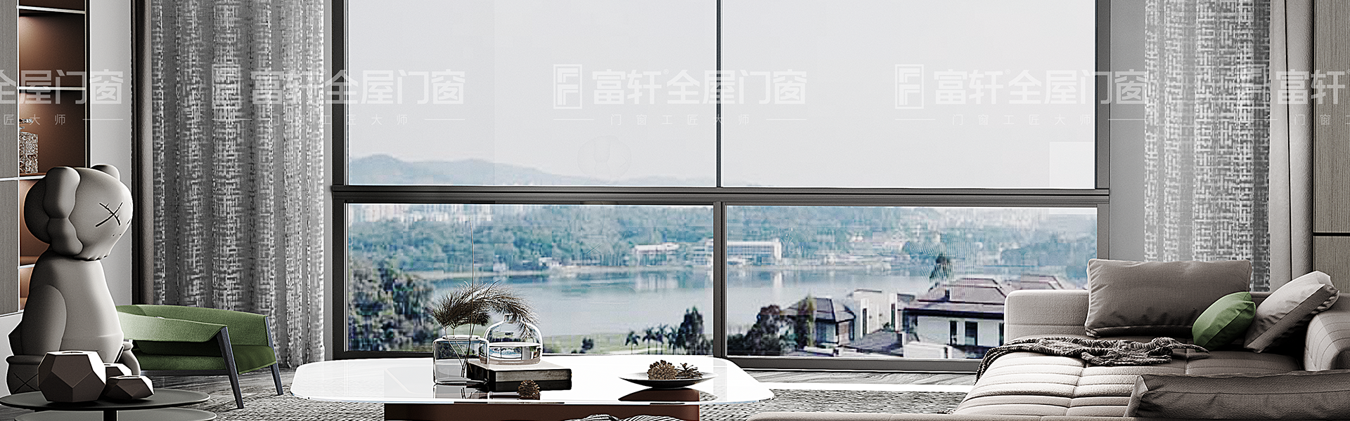 Minimalist Style Fully Hidden Sliding Window