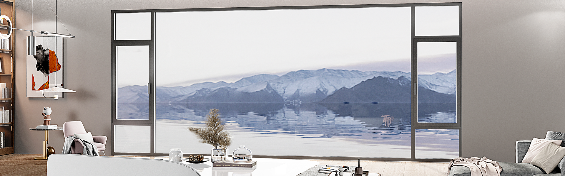 Oriental Pearl S6 Dual Inward Opening Window