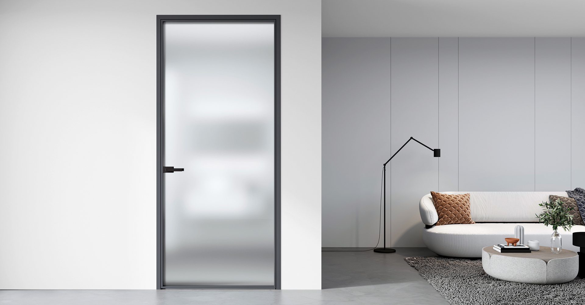 二代极致艺术平开门